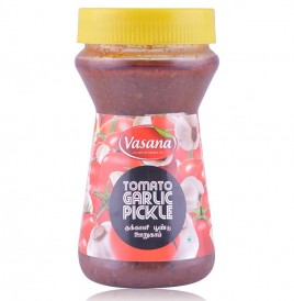 Vasana Tomata Garlic Pickle   Plastic Jar  1000 grams